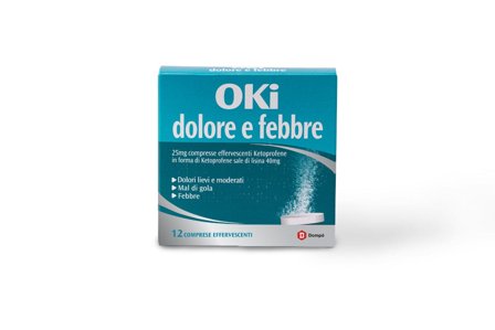 Oki Dolore E Febbre 12 Compresse Effervescenti