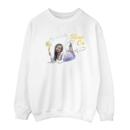 Wish Herr Shine On Asha Liggande Sweatshirt XL Vit