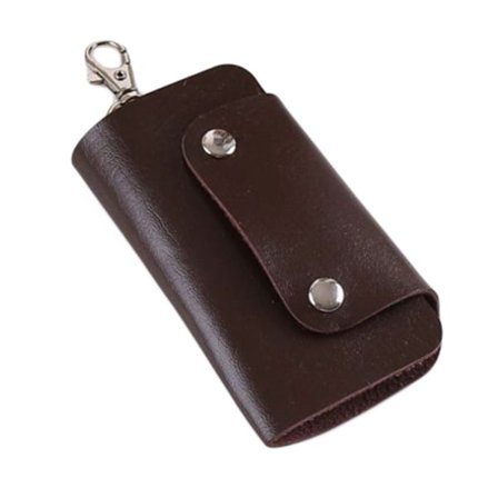 Keinonahkainen avaimenperä - Ruskea [v2]