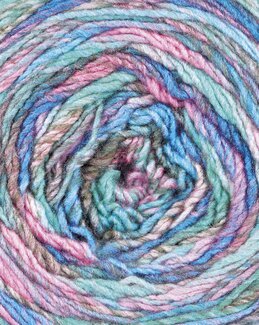 Garn Järbo Cookie Blå/rosamelert