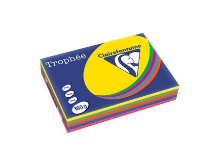 Clairefontaine Kopieringspapper A4 160g ohålat intensiv 250/fp - Lyreco - Kontorspapper - Specialpapper - Färgat - A4
