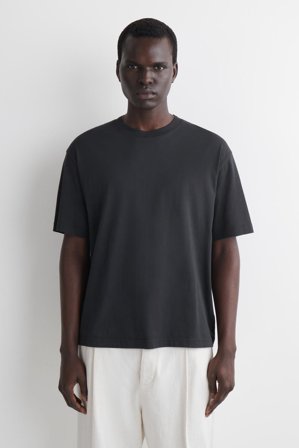 COS Homme T-Shirt Décontracté En Coton Léger in Bleu