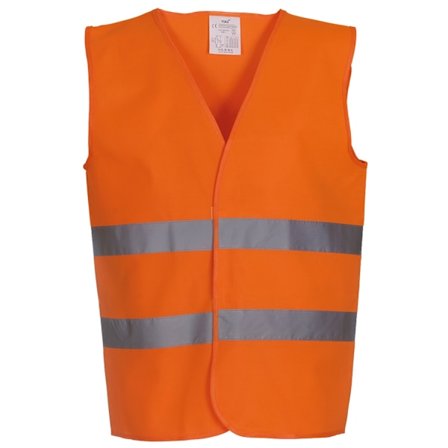Yoko Hi Vis 2 Bands Väst/Väst M Orange