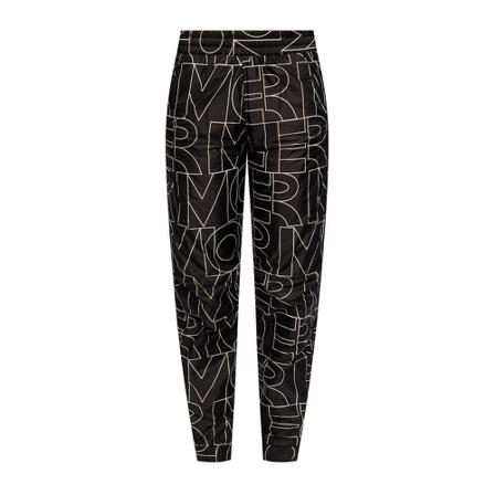 Moncler Printed Byxor svart, Dam Byxor, Dam, Storlek: S
