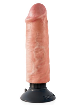 Vibrating Cock 6 Inch Flesh