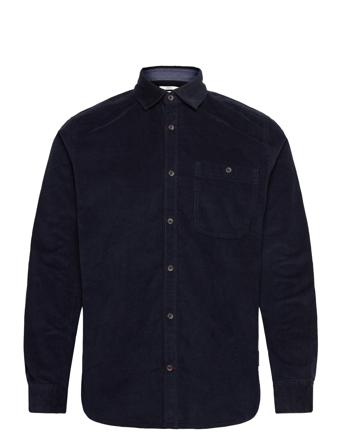 Stretch Corduroy Shirt Tom Tailor Navy