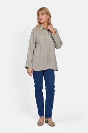 B. COPENHAGEN - Hør Skjorte - Lys Khaki