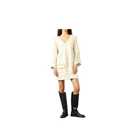 Semicouture, Short Dresses Beige, Dames, Maat:XS