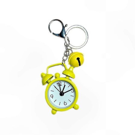 Mini Vækkeur Nøglering med Timerfunktion Lille Klokke Lang Batterilevetid Bærbar Multifunktionel Dekorativt Tilbehør til Taske[HK]