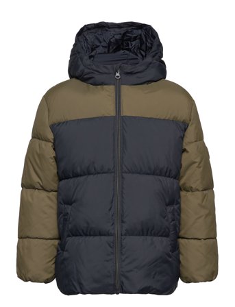 Quilted Jacket Fôret Jakke Multi/mønstret Mango*Betinget Tilbud