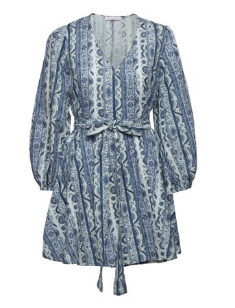 Simona Mini Dress Blue Love Lolina