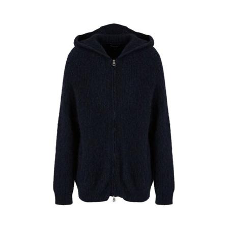 Emporio Armani, Zip-throughs Zwart, Dames, Maat:M,Polyamide