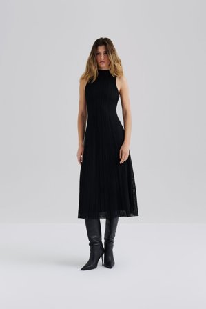 Malina - Nessa midikleid - L - Black