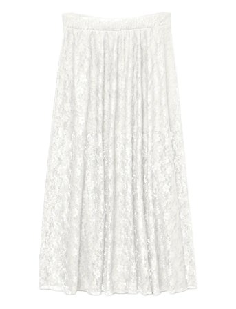 Vero Moda | Vmnelda Hw Long Lace Skirt Jrs Exp | XS