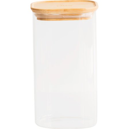 Pebbly Lasipurkki bambukannella 1400 ml