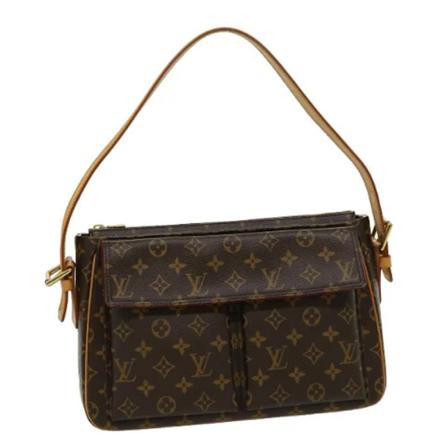 Louis Vuitton Vintage, Brown Canvas Louis Vuitton Cite Bruin, Dames, Maat:ONE Size