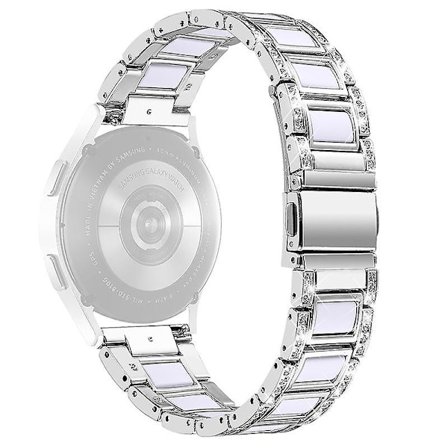 Rostfritt stål Resin armband för Huawei Watch GT 2 42mm/Watch 2/Honor Magic Watch 2 42mm