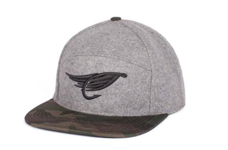 Hooke The Fly Hybrid Cap Grey & Camo