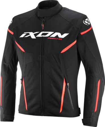Veste Moto Ixon Striker2 Air Wp Noir/Blanc/Rouge L