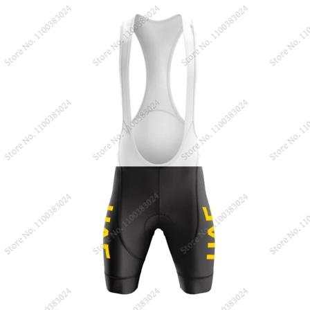 Musta UAE Team 2023 Kultainen Set Lyhythihainen Miesten Vaatteet Maantiepyörä Paidat Puku Pyörä Bib Shortsit MTB Maillot 14 XL