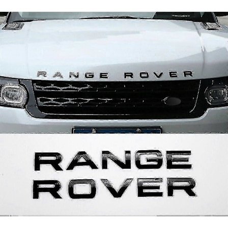 Kiiltävän musta kirjaintunnusmerkki Range Rover Vogue Sport- ja Evoque-malleihin, ulkoiset tarrat