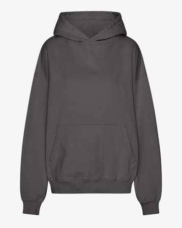Organic Oversized Hood - Lava Grey - Female - S