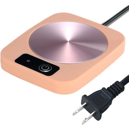 Kahvimuki-lämmitin-alusta kahville, teelle, kaakaolle, maidolle, ruoalle, hedelmille, kynttilälle, alumiinipaneeli, turvallinen ja luotettava, 