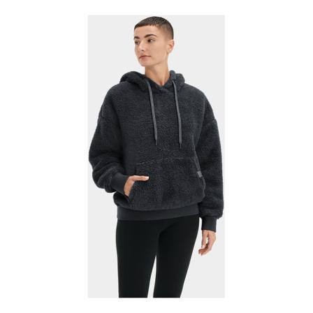UGG Loyra Sherpa Hoodie , Zwart , Dames , Maat: L
