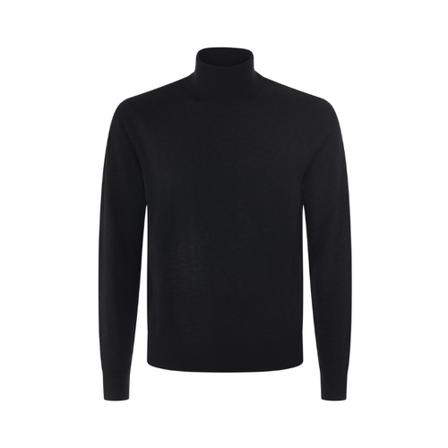 Emporio Armani, Knitwear Zwart, Heren, Maat:S