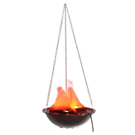 Kausiluonteiset ja loma-ajan koristeet Halloween-tunnelma Led-liekkivalo Hiilipannu Kummitustalo Salainen huone Ilman avotulta Koristelu Kattokruunu Q