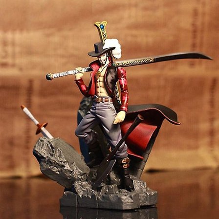 15cm One Piece Figur Monkey D Luffy Dracule Mihawk Top War Bwfc Luffy Anime Figurer Figurine Pvc Statue Model Samleobjekter