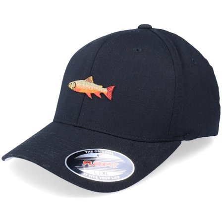 Skillfish - Noir flexfit Casquette - Char Fish Black Flexfit @ Hatstore