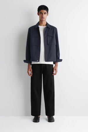 COS Men's Dome Straight-Leg Jeans in Black