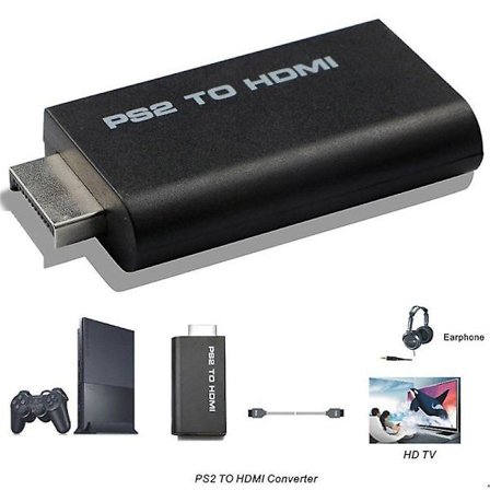 Hdv-g300 Ps2 til HDMI 480i/480p/576i Audio Video Converter Adapter til Psx Ps4