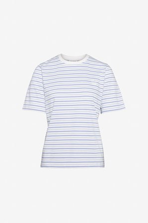 CAMILLA PIHL - Ezra Tee - Light Blue Stripe - L