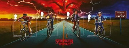 England - Stranger Things - Postfrisk miniark