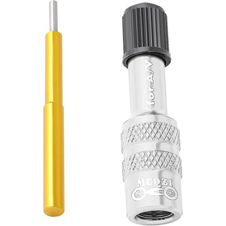 Sykkelventil-adapter for sykkeldekkventil, adaptersett med standardpumpe eller luftkompressor