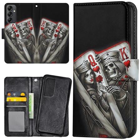 Samsung Galaxy S24 Plus - Lommebok Deksel King Queen Kortstokk