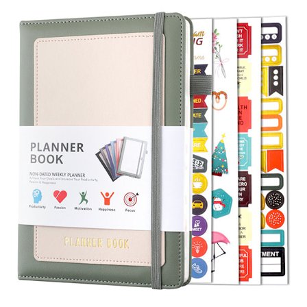 Vecko- och månadsplanerare för att öka produktiviteten, tidshantering och uppnå dina mål - Organizer