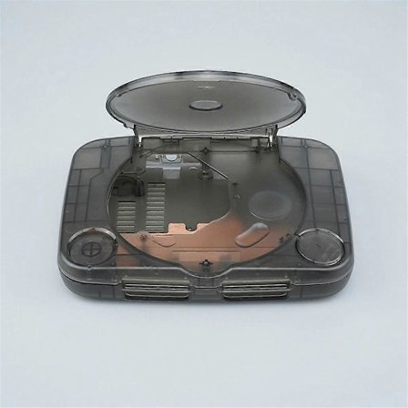 Transparent Vitt Fodral för PS ONE Retro Videospel
