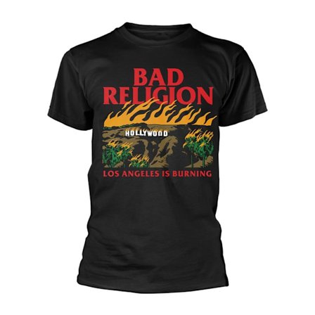 Bad Religion Unisex Vuxen Los Angeles Is Burning T-Shirt M Svart