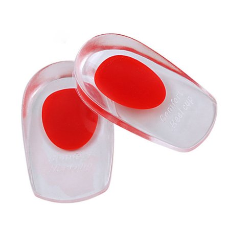 Hälinlägg / Skoinlägg i Silikon Transparent 35-39 Röd