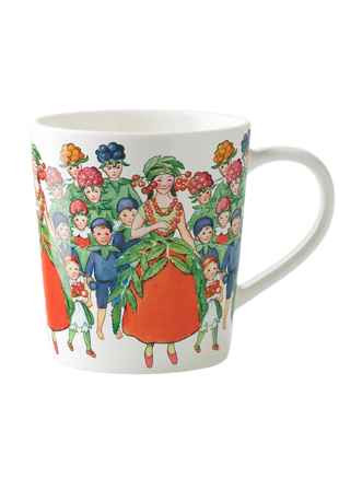 Design House Stockholm Elsa Beskow Mugg 40 cl with handle August Glas Unisex Vit 40CL