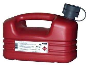 Pressol 21131 Bensindunk plast, rød 5 l, Lager & miljø