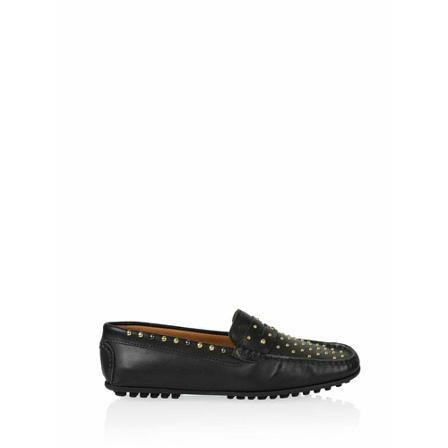 Dwrs Paris Stud - mocassins , Zwart , Dames , Maat: 41 EU Instappers