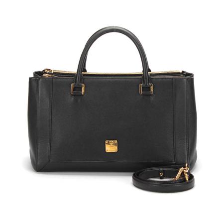 MCM Pre-owned, Handbag Zwart, Dames, Maat:ONE Size