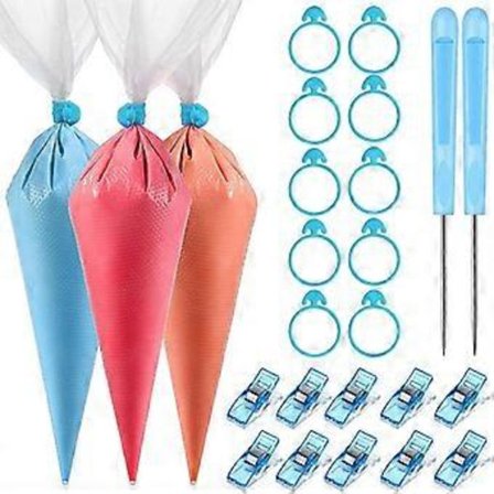 Tipless Sprøyteposer Engangs Sprøytepose til Royal Icing-poser Beste Frosting Icing-poser Dekorasjonsverktøy for kake