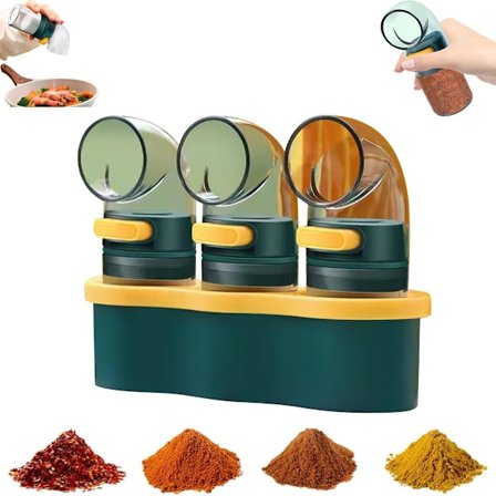 Salt- och pepparströare/Spis - 3 Delar - Kryddburkar - Set - Saltströare - Pepparströare