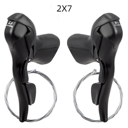 Sykkelskifter Sykkelstyre 2X7 SPEED 2X7 SPEED