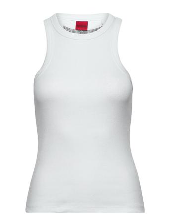 Dialta T-shirts & Tops Sleeveless Valkoinen HUGO